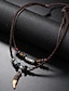 cheap Necklaces &amp; pendants-1PC Layered Necklace For Men&#039;s Women&#039;s Street Gift Daily Alloy Braided