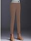 abordables Leggings-Femme Mince Pantalon Coton Imprimer Chat Taille haute Toute la longueur Noir Automne