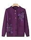 billige Cardigans-Dame Cardigan Genser Crew-hals Riflet Strikke Polyester Knapp Lomme Høst Vinter utendørs Ferie Ut på byen Stilfull Fritid Myk Langermet Blomstret Vinrød Gressgrønn Skinnrosa XL 2XL 3XL