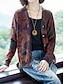 cheap Cardigans-Women&#039;s Cardigan Sweater V Neck Ribbed Knit Polyester Button Print Fall Winter Outdoor Daily Holiday Stylish Casual Soft Long Sleeve Animal Floral Rose black Chain black Rose navy blue S M L