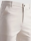 ieftine Pantaloni de rochie-Bărbați Pantaloni casual Pantaloni de costum Buzunar Imprimeu Simplu Mată Impermeabil Purtabil Lungime totală Casă Muncă Clasic Casual / Sport Gri alb Negru Strech