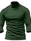 Χαμηλού Κόστους Ανδρικά μπλουζάκια casual-Ανδρικά Μπλουζάκι Μπλουζάκι μπλουζάκι Σκέτο Ζιβάγκο Δρόμος Διακοπές Μακρυμάνικο Ρούχα Μοντέρνα Υψηλής Ποιότητας Βασικό