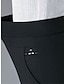 cheap Basic Women&#039;s Bottoms-Women‘s Fleece Lined Leggings Warm Ankle-Length Pocket Print Micro-elastic High Waist Streetwear Simple Outdoor Vacation Black &amp; White Black M L Fall Winter