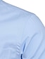 voordelige Overhemden voor heren-Men&#039;s Dress Shirt Button Up Shirt Collared Shirt Black White Pink Long Sleeve Plain Collar Spring &amp;  Fall Fall &amp; Winter Wedding Party Clothing Apparel