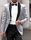 abordables chaqueta-Blazer retro disco de lentejuelas de los años 70 para hombre, chaqueta informal con brillo de fiesta, patrón de botonadura simple, un botón, negro, plateado, burdeos, azul real, dorado, 2024
