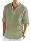 voordelige casual herenoverhemden-herenshirt van 100% katoen, niet-bedrukbaar, tops met lange mouwen, zakelijk elegant dagelijks