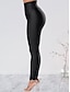 abordables Leggings-Mujer Delgado Pantalones Corte alto Alta cintura Longitud total Blanco / Blanco Verano