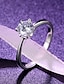 お買い得  指輪-1個 調節可能なリング For 女性用 クリア 結婚式 贈り物 日常 合金 クラシック 幸福