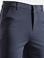 זול שמלת מכנסיים-בגדי ריקוד גברים מכנסיים רגילים מכנסיים חליפה כיס דפוס פשוט אחיד עמיד למים לביש באורך מלא בית עבודה קלסי מקרי / ספורטיבי אפור לבן שחור סטרצ&#039;י (נמתח)