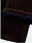 Недорогие Классические брюки-Муж. Костюм Вельветовые брюки Зимние штаны Штаны Костюм Брюки Карман Полотняное плетение Комфорт Дышащий на открытом воздухе Повседневные На выход Мода На каждый день Черный Винный