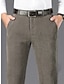 cheap Dress Pants-Men&#039;s Dress Pants Corduroy Pants Winter Pants Trousers Suit Pants Pocket Plain Comfort Breathable Outdoor Daily Going out Fashion Casual Black Khaki
