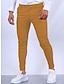 cheap Chinos-Men&#039;s Trousers Chinos Chino Pants Pocket Plain Comfort Breathable Outdoor Daily Going out 100% Cotton Fashion Streetwear Black Orange