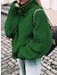 cheap Sweaters-Women&#039;s Pullover Sweater Jumper Turtleneck Ribbed Knit Polyester Oversized Fall Winter Regular Daily Going out Weekend Stylish Casual Soft Long Sleeve Solid Color Black Pink Green S M L