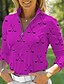 cheap Women&#039;s Golf Clothing-Women&#039;s Golf Polo Shirt White Royal Blue Long Sleeve Sun Protection Top Fall Winter Ladies Golf Attire Clothes Outfits Wear Apparel