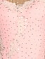 Недорогие Фигурное катание-Платье для фигурного катания Жен. Девочки Катание на коньках Платья Инвентарь Светло-желтый Розовый Фиолетовый Цветы Сетка Спандекс Кружева Эластичность Учебный Соревнование