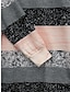 billige print sweatshirt &amp; hettegenser kjoler-Dame Sweatshirt kjole Geometrisk Stripe Trykt mønster V-hals Mini kjole Daglig Stevnemøte 3/4 ermer Høst
