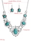 economico Parure di gioielli-1 set Set di gioielli For Per donna Smeraldo sintetico Blu Ufficio Da sera Regalo Lega Classico