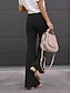 Недорогие Женские брюки-женские расклешенные вельветовые брюки-колокол, нижние брюки, полная длина, карман с высокой талией, модная уличная одежда, рождество, вино, черный, зима, осень, осень