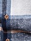abordables camisas de franela-Hombre Camisa Camisa de franela Comprobar camisa Chaqueta tipo camisa Sobrecamisa Shacket Ajedrez Exterior Ropa Cotidiana Bleu Ciel Blanco Azul Marino Verde Trébol Manga Larga Diseño Otoño invierno