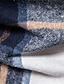 abordables camisas de franela-Hombre Camisa Camisa de franela Comprobar camisa Chaqueta tipo camisa Sobrecamisa Shacket Ajedrez Exterior Ropa Cotidiana Bleu Ciel Blanco Azul Marino Verde Trébol Manga Larga Diseño Otoño invierno