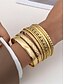 billige Armbånd og armringer-Dame Armring Mote utendørs Geometri Armbånd