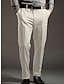 cheap Dress Pants-Men&#039;s Dress Pants Trousers Suit Pants Tweed Pants Pocket Plain Comfort Breathable Outdoor Daily Going out Fashion Casual Black Light Grey