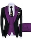 זול חליפות-שחור בז&#039; בורדו חליפות נשף לגברים חליפות מסיבת חתונה 3 חלקים פלוס מידה בצבע אחיד בהתאמה אישית עם חזה אחד עם כפתור אחד 2024