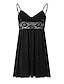 cheap Basic Night Dresses-Women&#039;S Sexy Perspective Pajamas Nightdress Fat Mm Plus Size Slip Dress Set