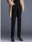 cheap Women&#039;s Dress Pants-Women‘s Dress Pants Fleece Flannel Herringbone Pant Cropped  Ankle-Length Fashion Streetwear Office Career Black Khaki S M Fall Winter