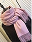 Недорогие Женские шарфы-Жен. Мода на открытом воздухе Чистый цвет Головные уборы