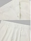cheap Dress Pants-Men&#039;s Dress Pants Trousers Summer Pants Casual Pants Suit Pants Front Pocket Straight Leg Plain Comfort Breathable Casual Daily Holiday Fashion Basic Black White