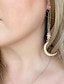abordables Boucles d&#039;oreilles-1 paire de boucles d&#039;oreilles de luxe exagérées soleil lune strass punk boucles d&#039;oreilles pour femmes bijoux doré boho vintage boucles d&#039;oreilles