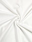 preiswerte Basic-Damenoberteile-Damen Hemd Tunika Bluse Glatt Casual Taste Fließende Tunika Weiß 3/4 Ärmel Basic V Ausschnitt