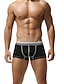 cheap Men&#039;s Boxers Underwear-Men&#039;s 3 Pack Boxers Underwear Briefs 95% Cotton Washable Comfortable Plain Low Rise Black White