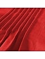 abordables concevoir des robes en coton et lin-Robe chemise Robe casual Femme Robe longue maxi Polyester Mode basique Extérieur du quotidien Vacances Col de Chemise A Volants Bouton manche longue Eté Printemps Automne 2023 Ample Rouge Plein S M L
