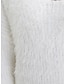 tanie graficzny sweter-Damskie Sweter sweter Półgolf Zamazany Robić na drutach Mieszanka bawełny Błyszczący Ponadgabarytowych Jesień Zima Regularny Codzienny Weekend Codzienny Długi rękaw Jednokolorowe Biały Rumiany róż S