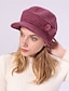 Χαμηλού Κόστους Γυναικεία καπέλα-γυναικείο πλεκτό φιόγκο καπέλο &amp; Διακοσμητικό θερμικό χειμωνιάτικο καπέλο πον πον με αλεξήλιο για εξωτερικούς χώρους