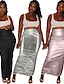 cheap Maxi Skirts-Women&#039;s Skirt Bodycon Long Skirt Maxi Silver Black Pink Skirts Fall &amp; Winter Split Ends Fashion Sexy Party Street S M L