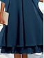 Недорогие комплекты дизайнерских платьев-Жен. Комплект из двух частей платья Повседневное платье Шифоновые платья Платье в стиле 50-х годов на открытом воздухе Повседневные Элегантный стиль Мода Многослойный Платье средней длины