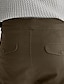 cheap Chinos-Men&#039;s Trousers Chinos Chino Pants Pleated Pants Pleated Pocket Plain Comfort Breathable Outdoor Daily Going out Cotton Blend Fashion Casual Coffee