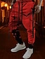 abordables pantalon habillé imprimé en 3D pour homme-Chauve souris Gothique Halloween Homme Impression 3D Joggings Pantalon Halloween Halloween Polyester Rouge Orange Vert S M L Taille médiale Élasticité Pantalon