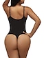 cheap Bodysuits-Women&#039;s Plus Size Bodysuits Body Shaper Pure Color Fashion Hot Carnival Party Masquerade Nylon Breathable Straps Sleeveless Backless Summer Spring Black briefs Skin color briefs