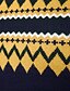 preiswerte Bedruckte Pullover für Herren-Herren Gestreift Geometrie Pullover Strickware Rundhalsausschnitt Mode Streetwear Designer Urlaub Alltagskleidung Ausgehen Gestrickt Langarm Herbst Winter Gelb Rote Marineblau