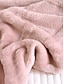 abordables Hauts et bas de nuit pour femmes-Pantalon de pyjama chaud en flanelle polaire pour femme, couleur pure, peluche, décontracté, confort, maison, lit quotidien, pantalon chaud, taille élastique, automne, hiver, rose, vert