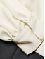 abordables Robes de Soirée-Robe Formel Trapèze Robes de soirée Split Longueur Sol Col V manche longue Ceinture / Ceinture Satin Avec Plissé