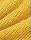 Χαμηλού Κόστους Πουλόβερ-Γυναικεία Πουλόβερ πουλόβερ Στρογγυλή Ψηλή Λαιμόκοψη Κοτλέ Πλέκω Polyester Υπερμεγέθη Φθινόπωρο Χειμώνας Κανονικό Καθημερινά Εξόδου Σαββατοκύριακο Στυλάτο Καθημερινό Μαλακή Μακρυμάνικο Συμπαγές Χρώμα