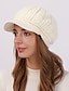 cheap Women&#039;s Hats-Women&#039;s Slouchy Beanie Hat Beret Hat Home Daily Holiday Solid / Plain Color Knit Casual Nordic Style Casual / Daily 1 pcs