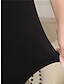 billige Leggings-Dame Leggins Plusstørrelser Polyester Højt snit Høj Talje Fuld længde Sort Efterår