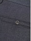 preiswerte Anzughose-Herren Anzughosen Hose Hosen Anzughose Tasche Glatt Komfort Atmungsaktiv Outdoor Täglich Ausgehen Modisch Brautkleider schlicht Schwarz Khaki