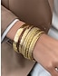 billiga Armband och armringar-Dam Armring Mode Utomhus Geometri Armband